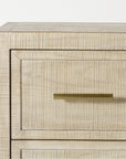 Sonder Living Raffles 5-Drawer Chest - Natural