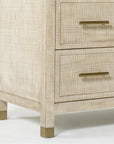 Sonder Living Raffles 5-Drawer Chest - Natural