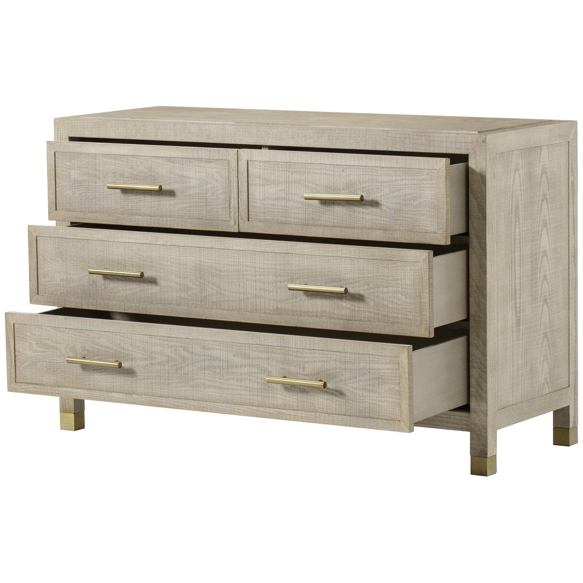 Sonder Living Raffles 4-Drawer Chest - Natural