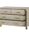 Sonder Living Raffles 4-Drawer Chest - Natural