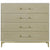 Sonder Living Alice 4-Drawer Chest - Emboss Faux Shagreen