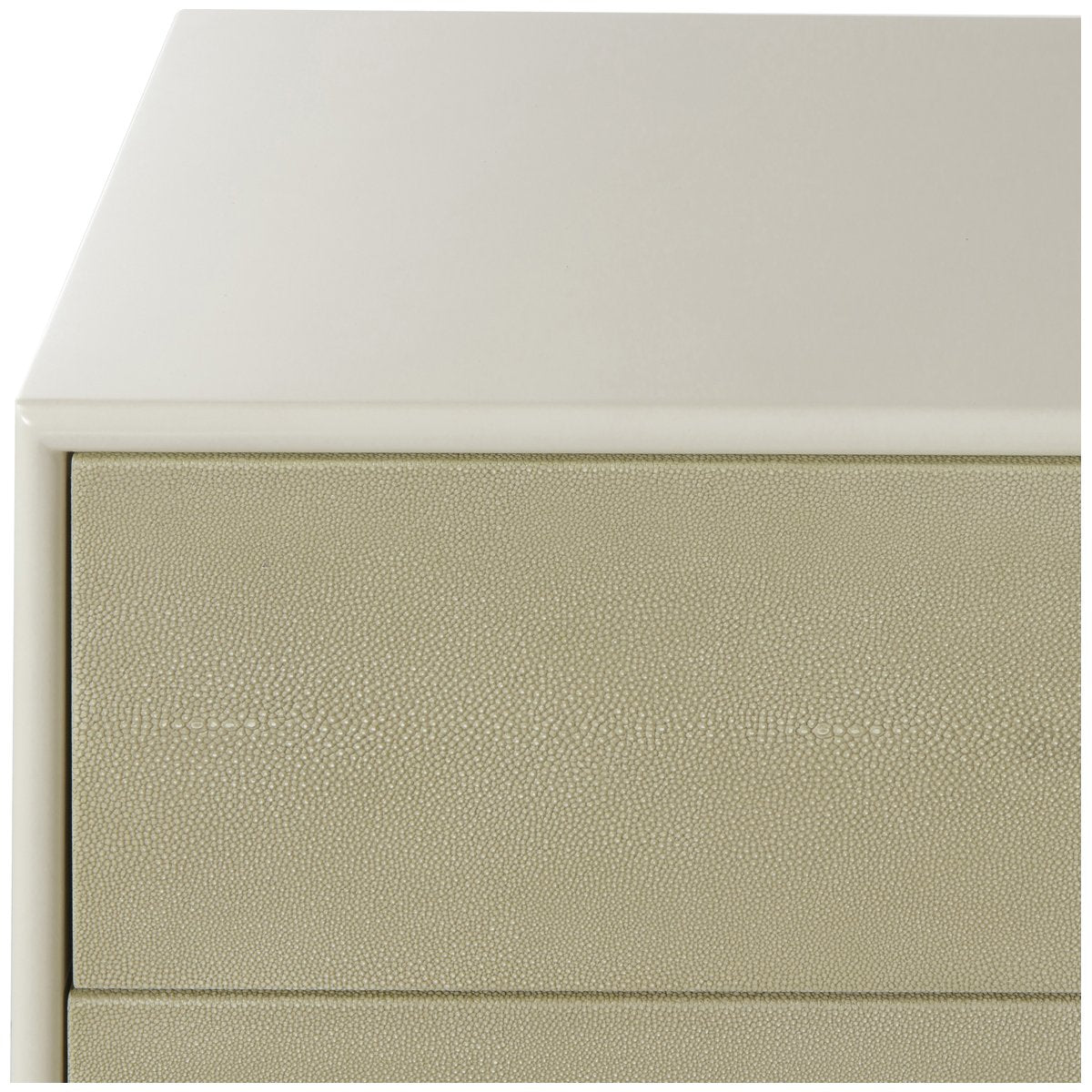 Sonder Living Alice 4-Drawer Chest - Emboss Faux Shagreen