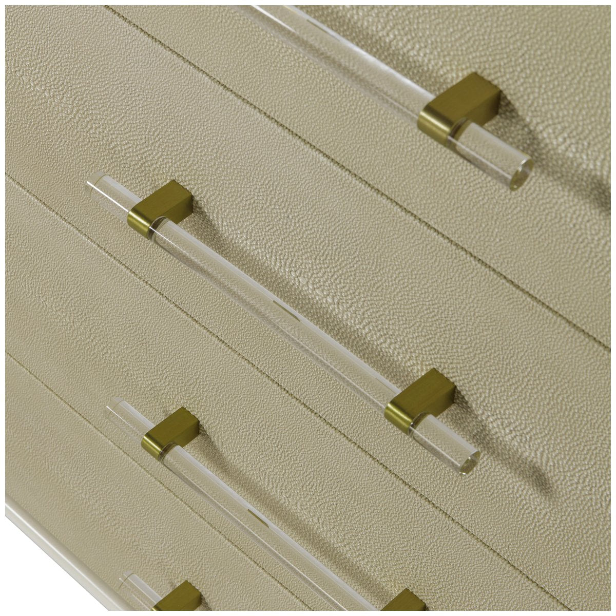 Sonder Living Alice 4-Drawer Chest - Emboss Faux Shagreen