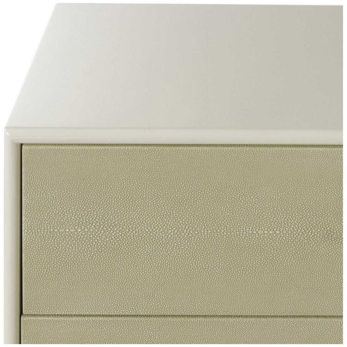 Sonder Living Alice 5-Drawer Chest - Emboss Faux Shagreen