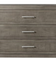 Sonder Living Raffles 3-Drawer Nightstand - Grey and Pewter