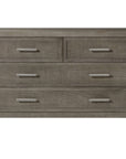 Sonder Living Raffles 4-Drawer Chest - Grey and Pewter