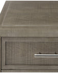 Sonder Living Raffles 4-Drawer Chest - Grey and Pewter