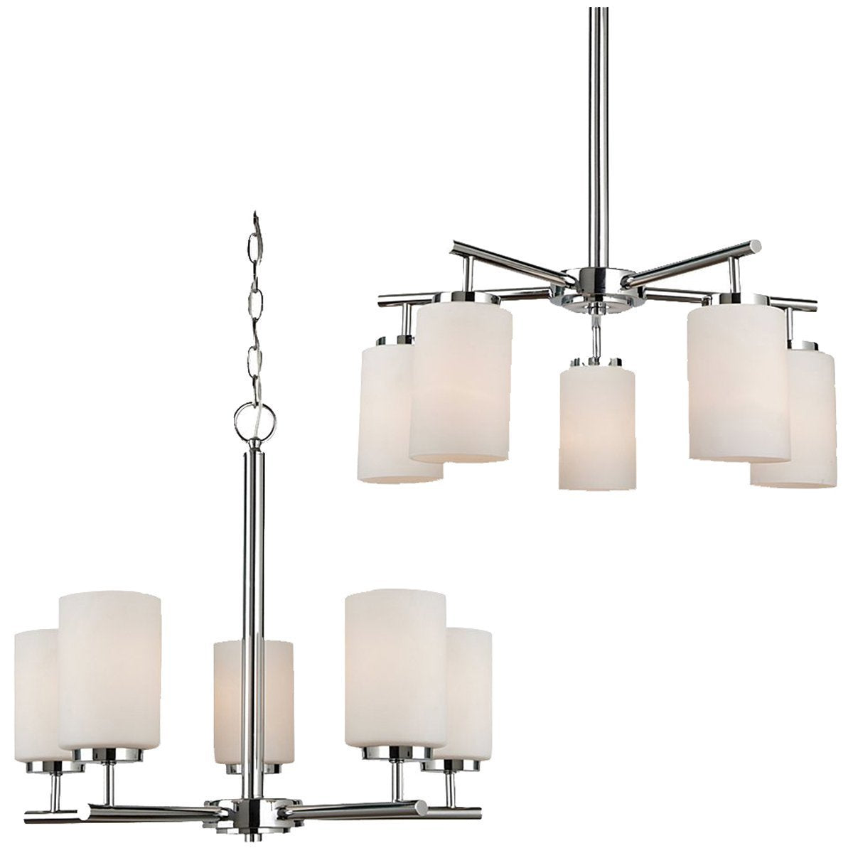 Sea Gull Lighting Oslo Contemporary Five Light Chandelier