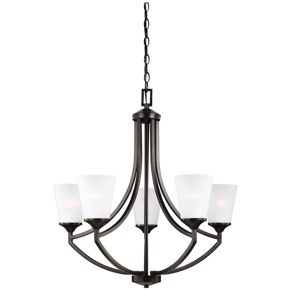 Sea Gull Lighting Hanford Transitional Five Light Chandelier