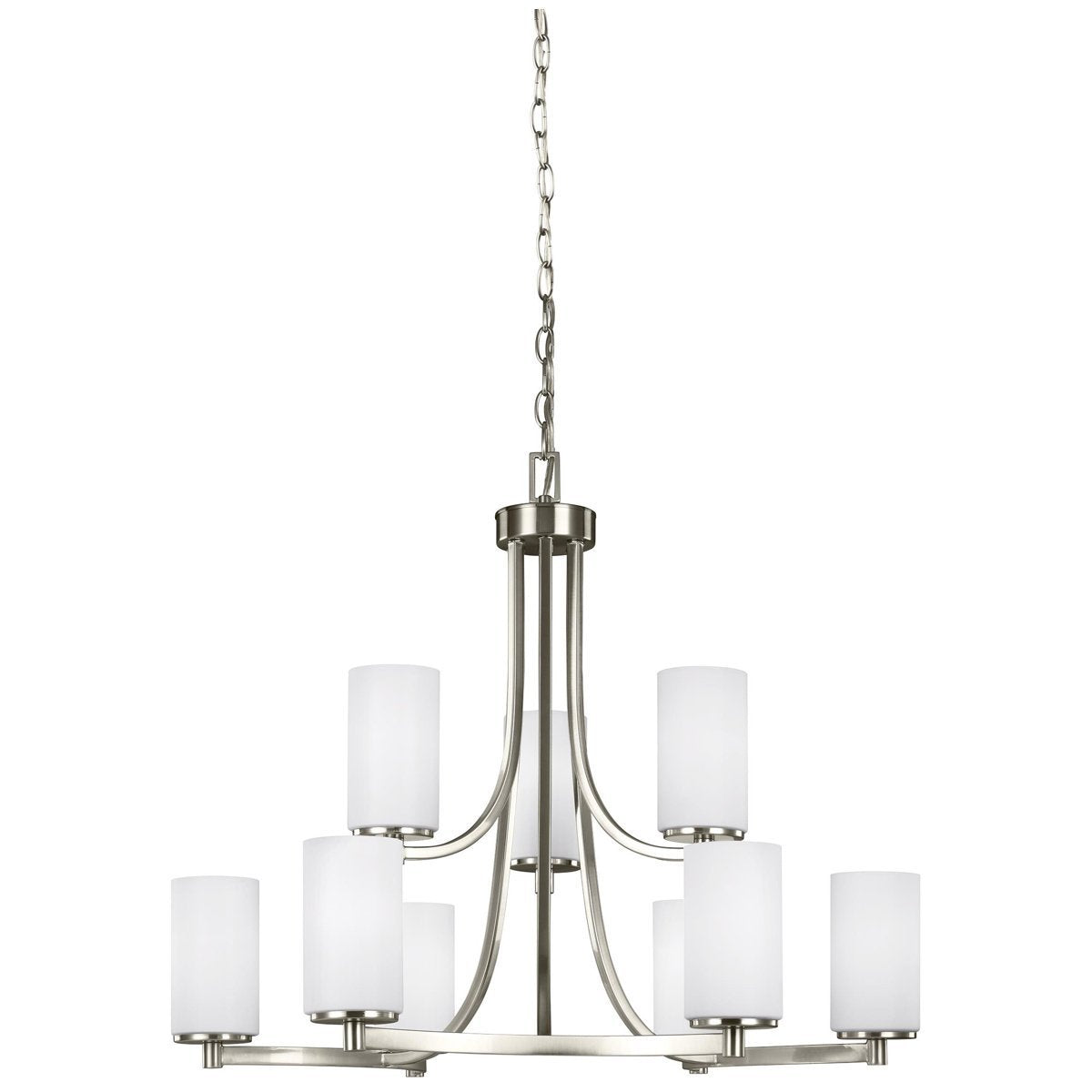 Sea Gull Lighting Hettinger Transitional Nine Light Chandelier