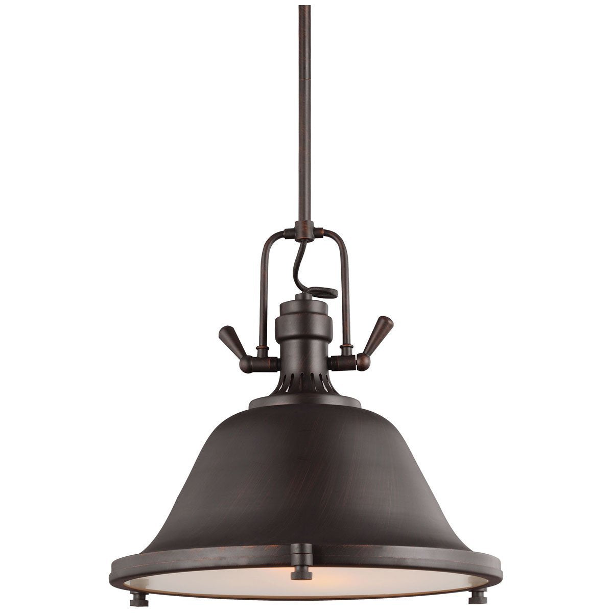 Sea Gull Lighting Stone Street Contemporary Two Light Pendant