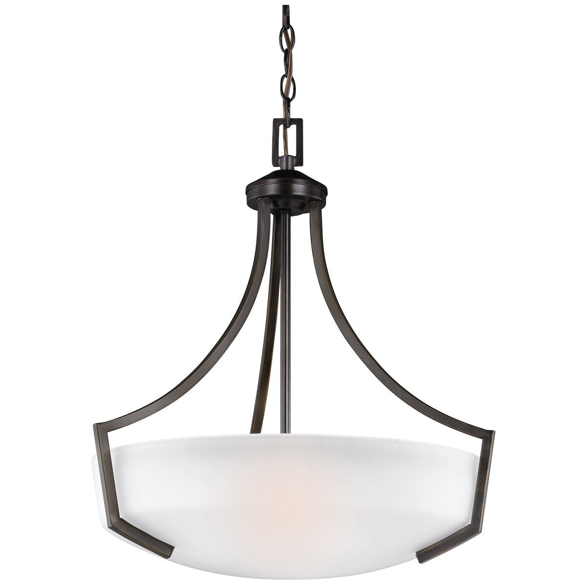 Sea Gull Lighting Hanford Transitional Three Light Pendant