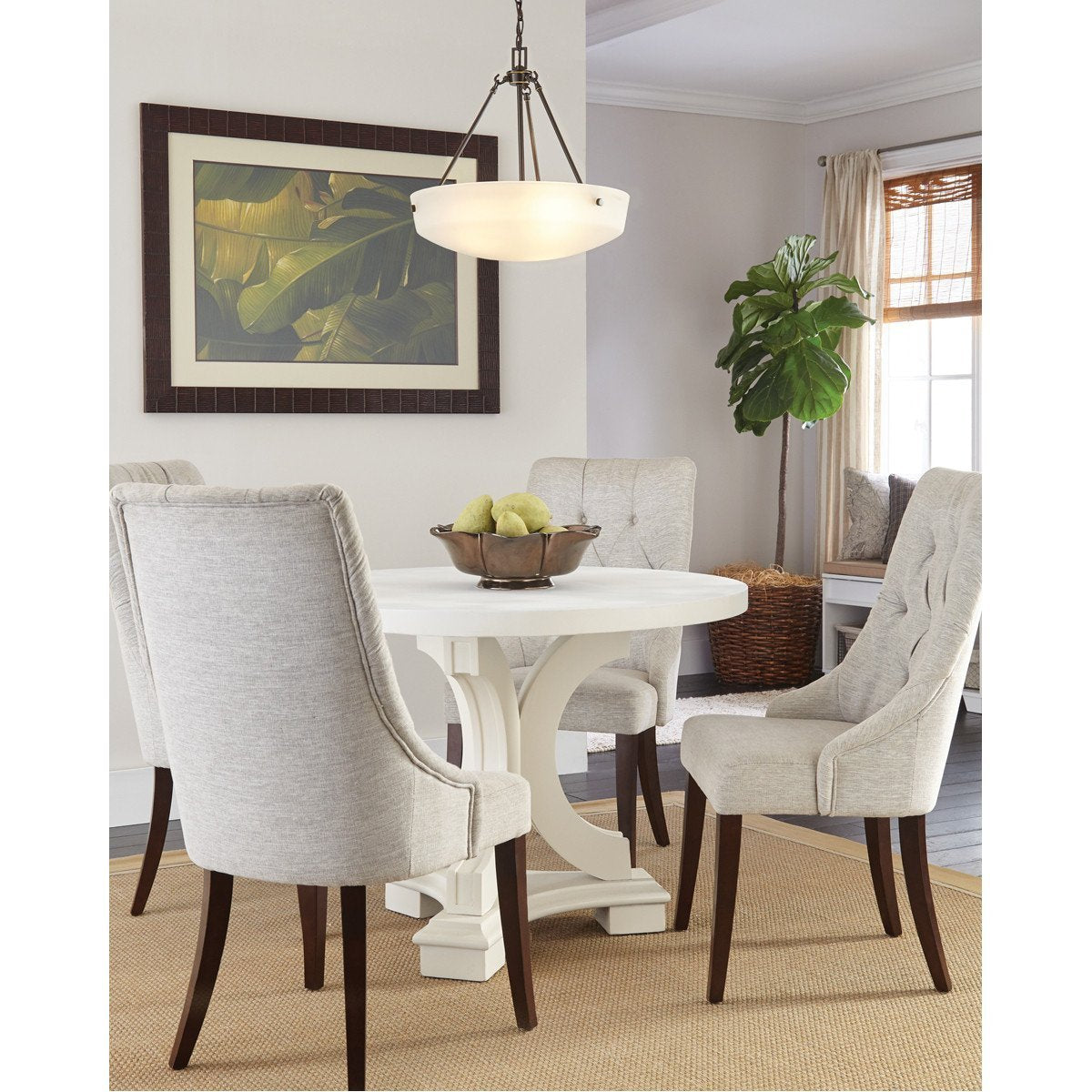 Sea Gull Lighting Kerrville 2-Light Semi-Flush Convertible Pendant