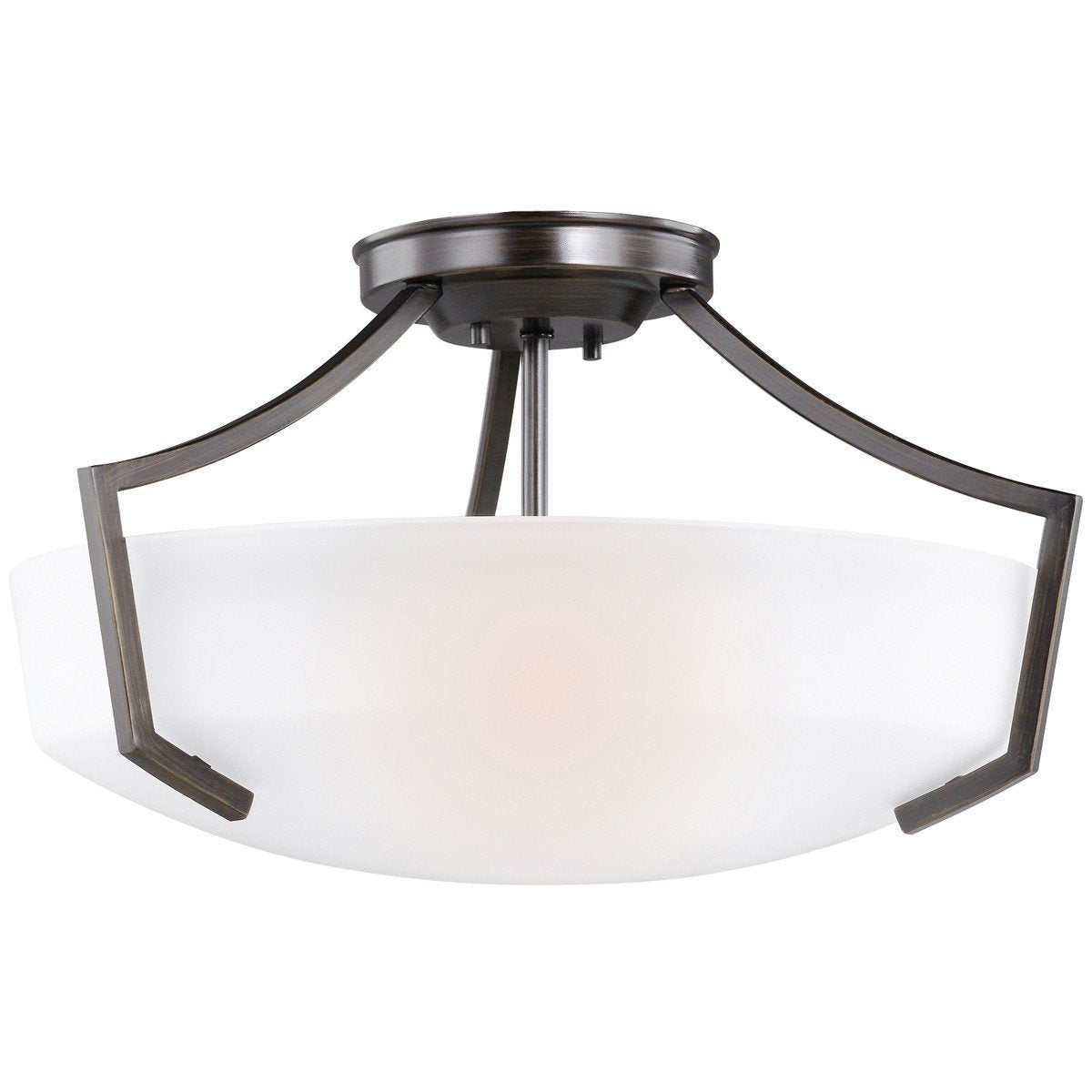 Sea Gull Lighting Transitional 3-Light Ceiling Convertible Pendant