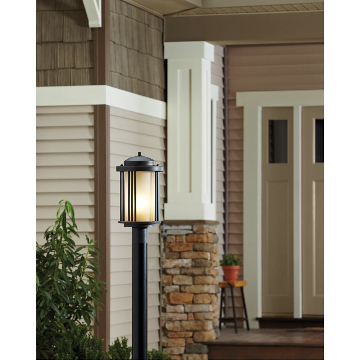 Sea Gull Lighting Crowell One Light Outdoor Post Lantern