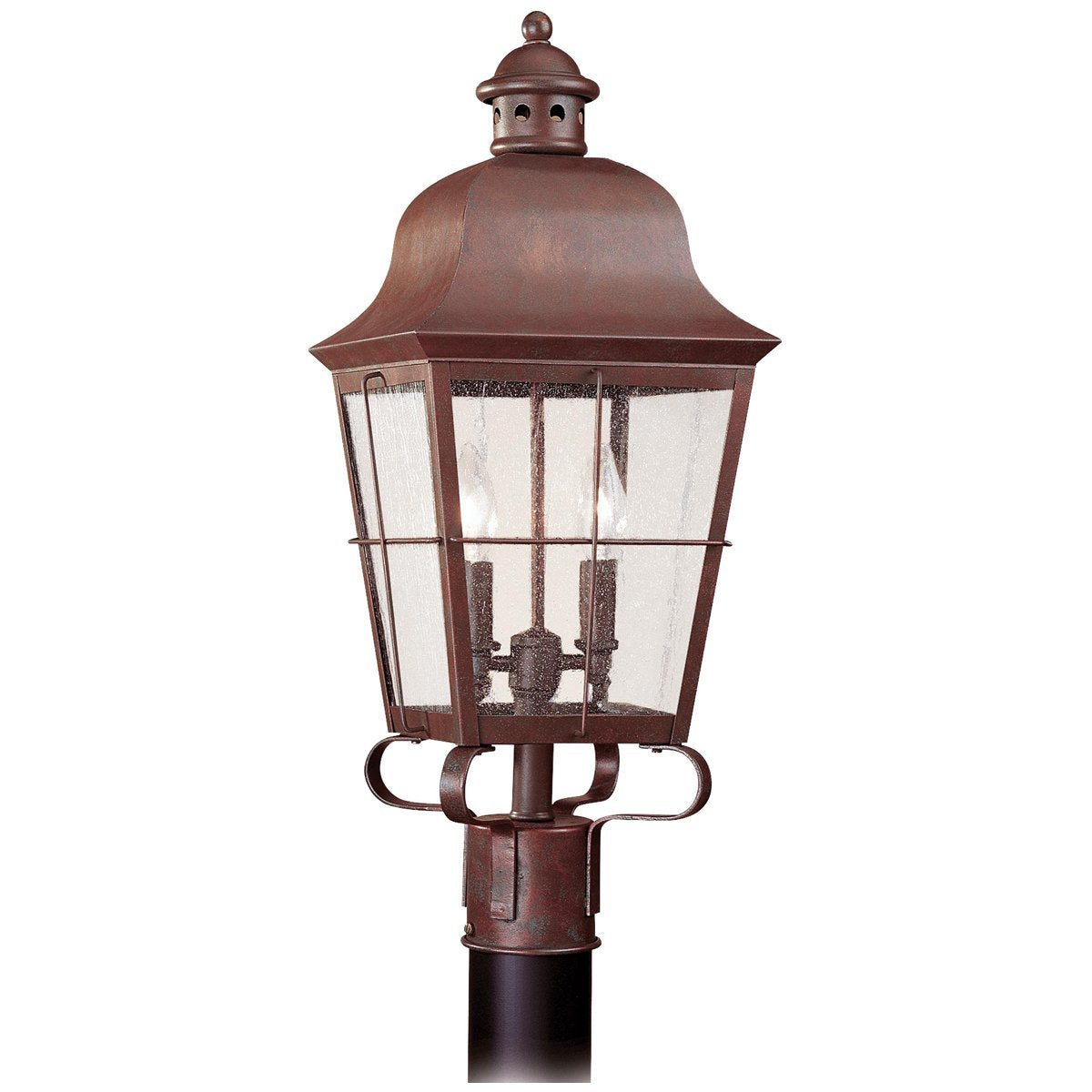 Sea Gull Lighting Chatham Traditional Two Light Outdoor Post Lantern