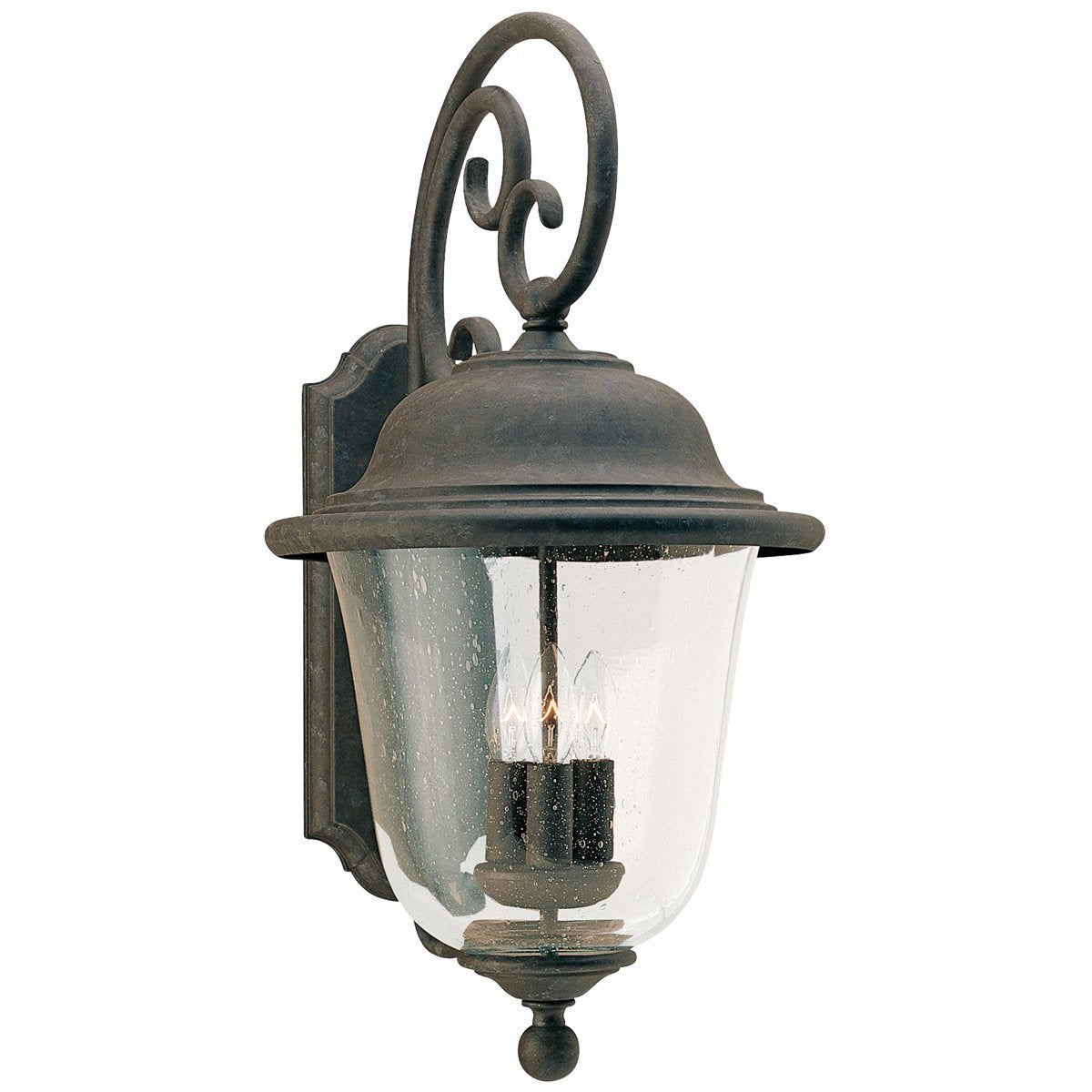 Sea Gull Lighting Trafalgar Three Light Outdoor Wall Lantern