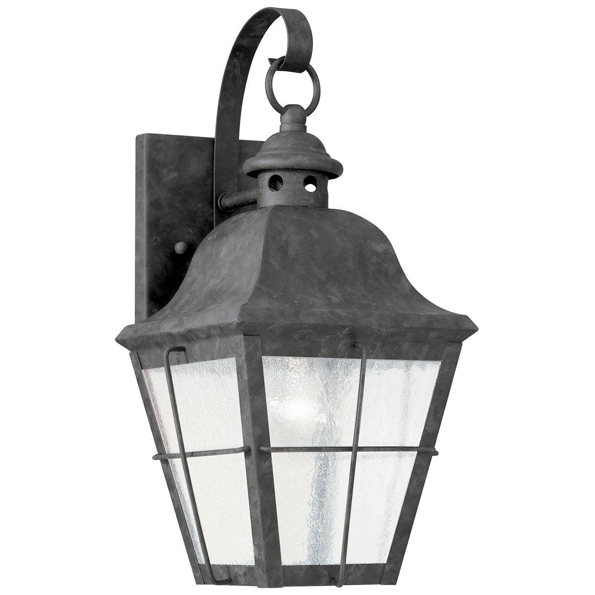 Sea Gull Lighting Chatham Brass One Light Outdoor Wall Lantern