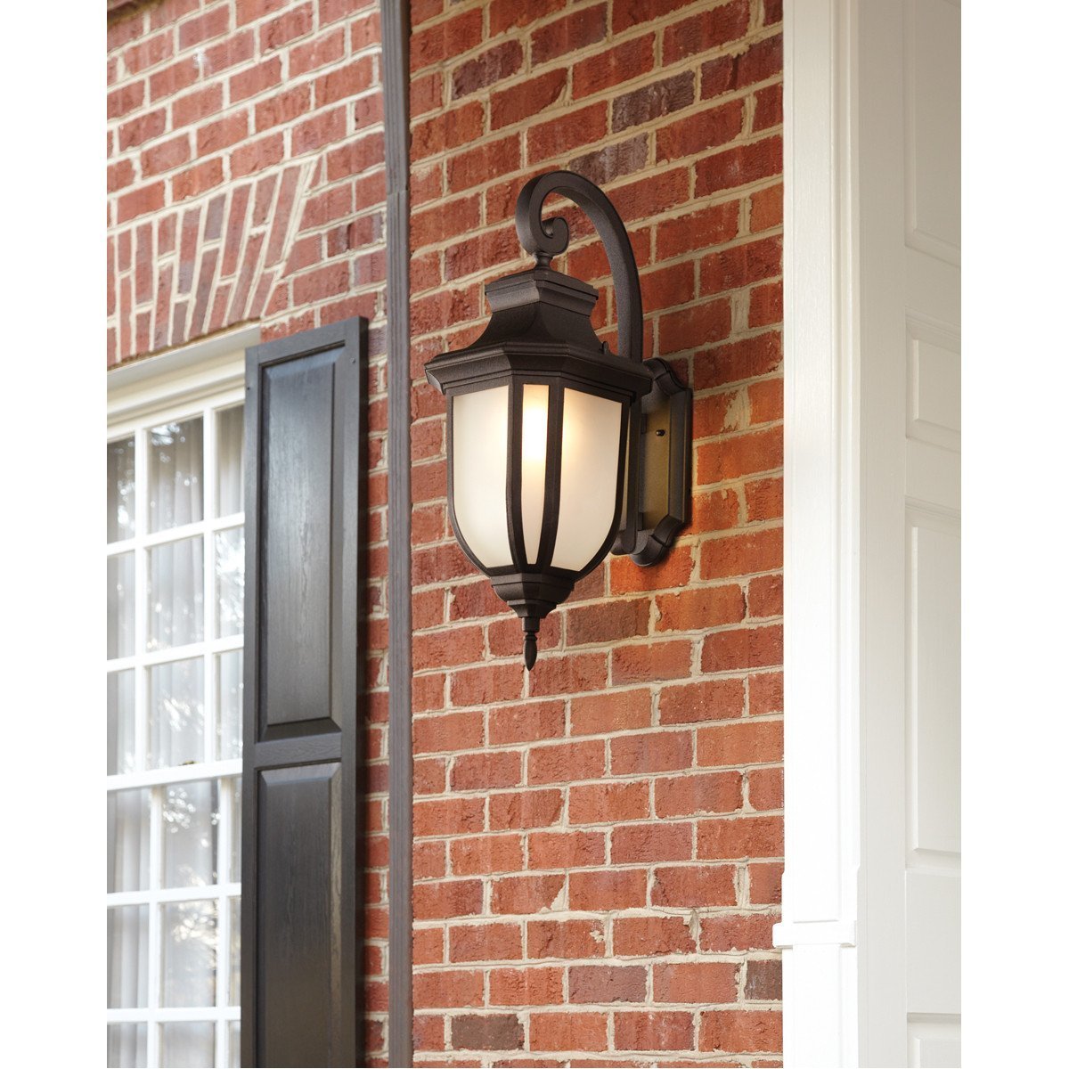 Sea Gull Lighting Childress Large 1 Light Outdoor Wall Lantern