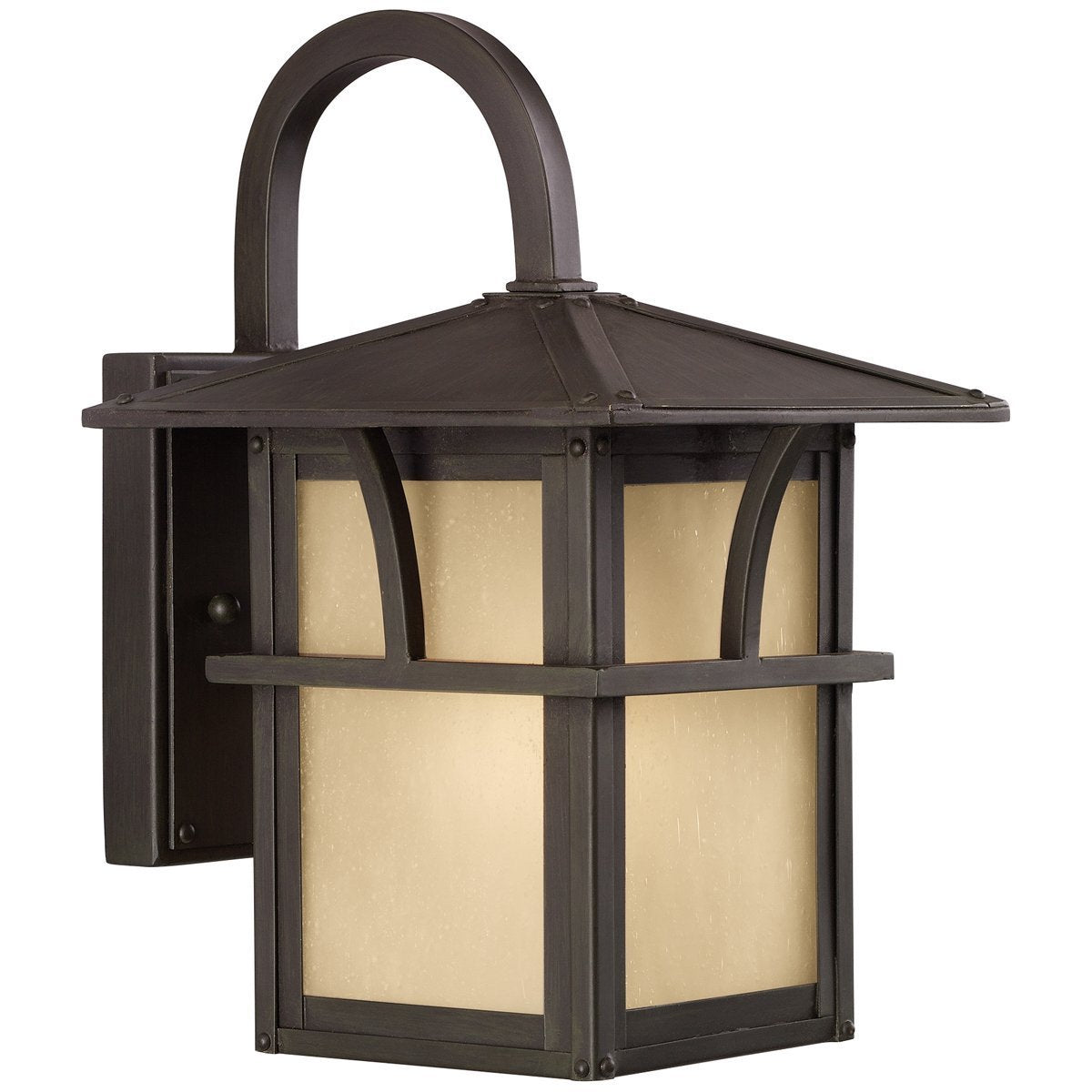 Sea Gull Lighting Statuary Bronze One Light Outdoor Wall Lantern