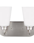 Sea Gull Lighting Kerrville 2-Light Wall Bath Sconce - 120V