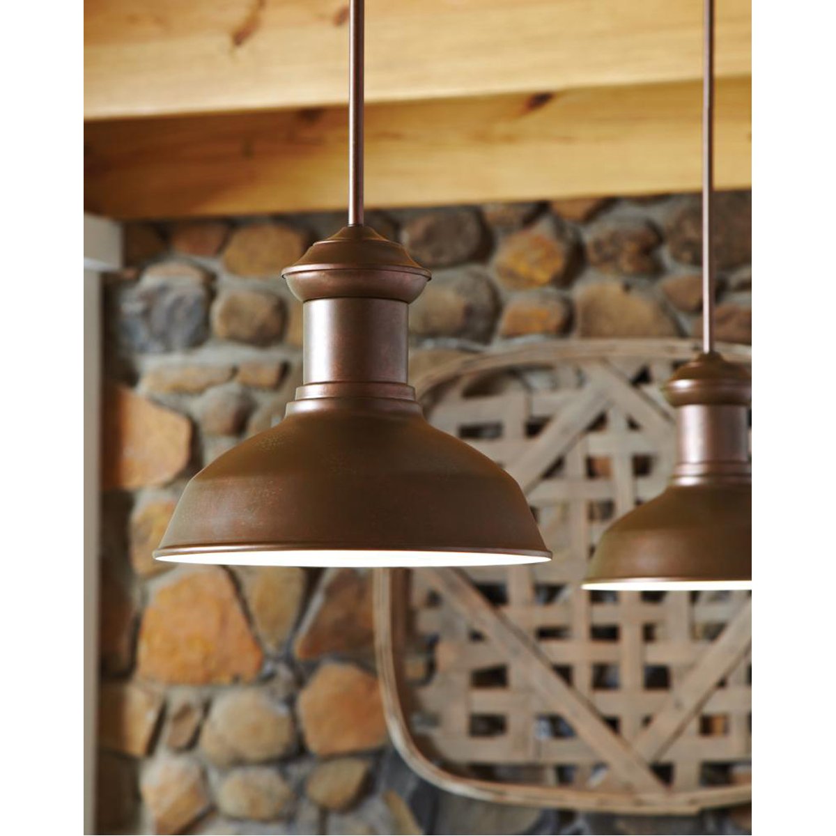 Sea Gull Lighting Fredricksburg 1-Light Outdoor Pendant