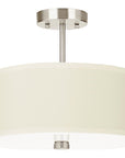 Sea Gull Lighting Dayna 2-Light Semi Flush Convertible