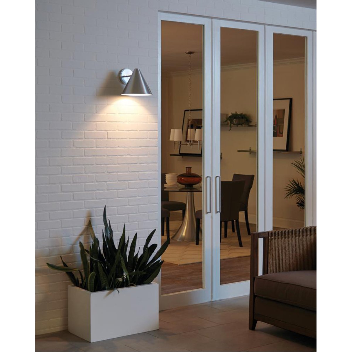 Sea Gull Lighting Crittenden 1-Light Outdoor Wall Lantern