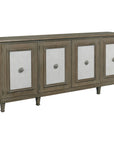 CTH Sherrill Occasional Naples Door Cabinet with Ivory Shagreen