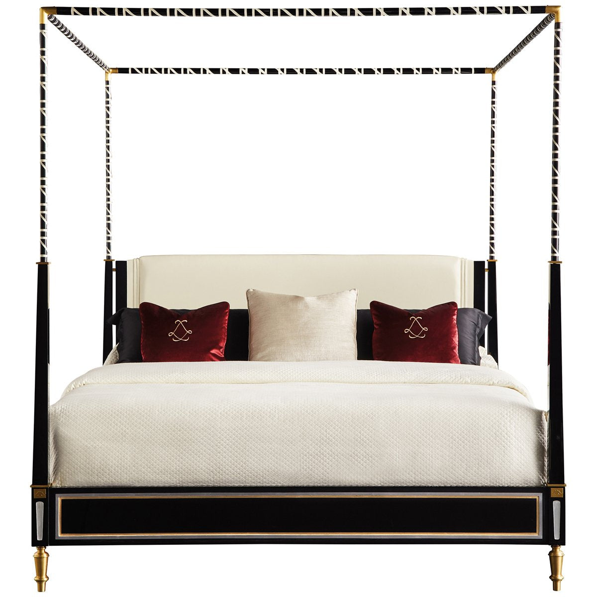 Caracole Signature Promethean The Couturier Canopy Bed - King