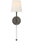 Visual Comfort Camille Sconce with Linen Shade