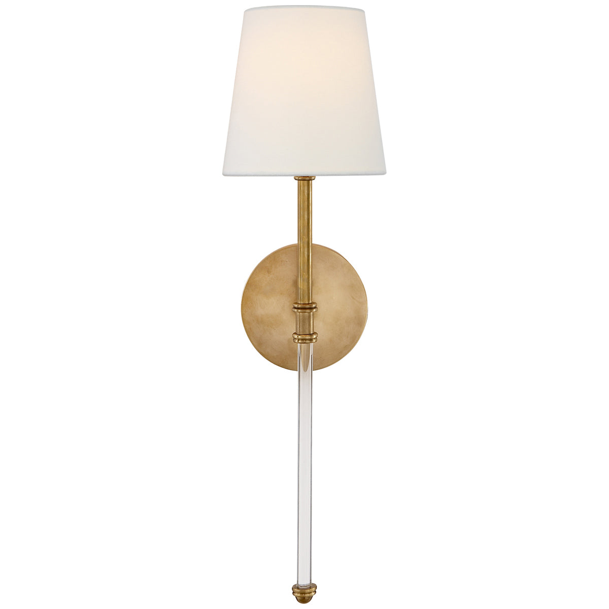 Visual Comfort Camille Sconce with Linen Shade