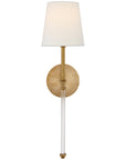 Visual Comfort Camille Sconce with Linen Shade