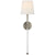 Visual Comfort Camille Large Tail Sconce with Linen Shade