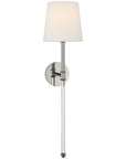 Visual Comfort Camille Large Tail Sconce with Linen Shade