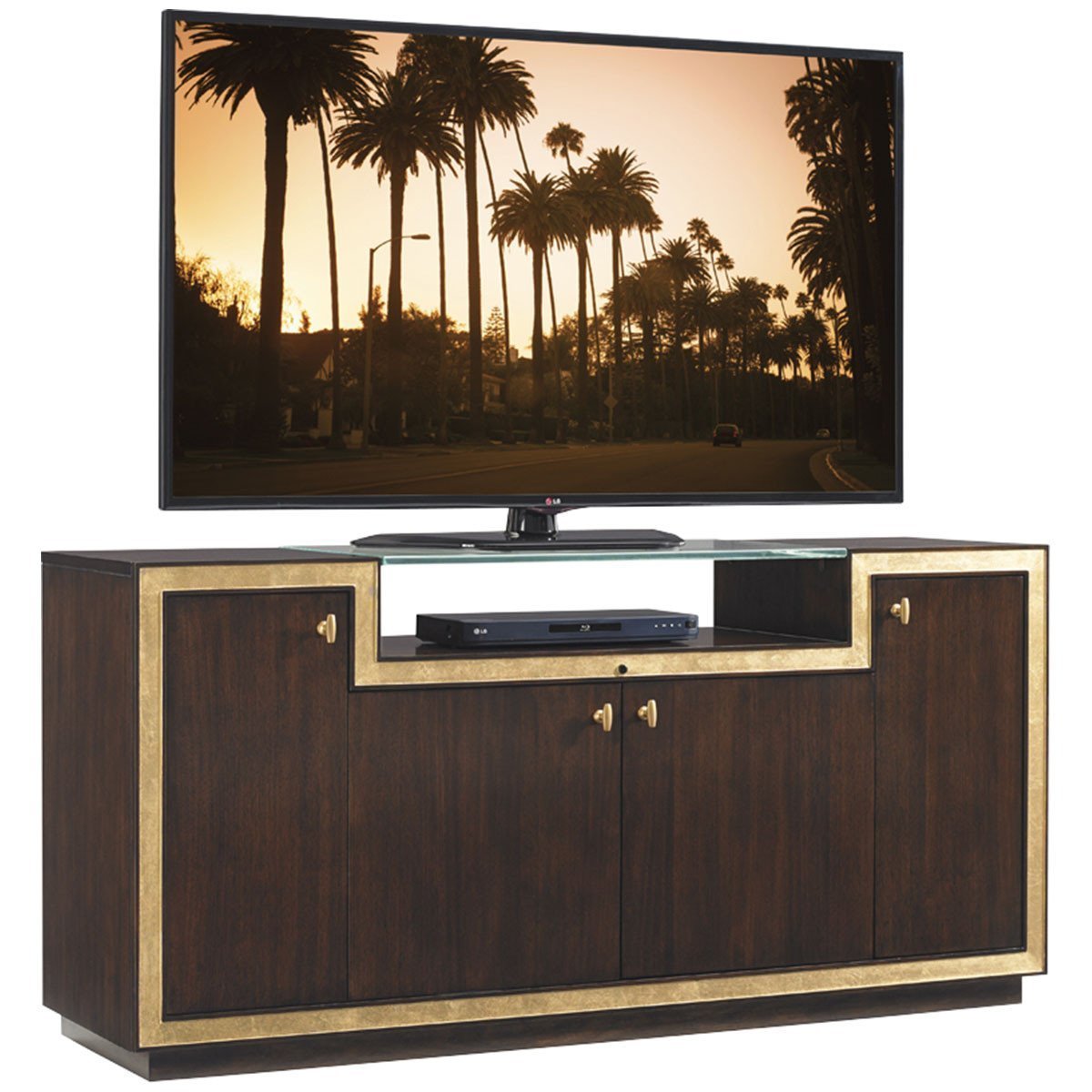 Sligh Bel Aire Dark Brown Palisades Media Console