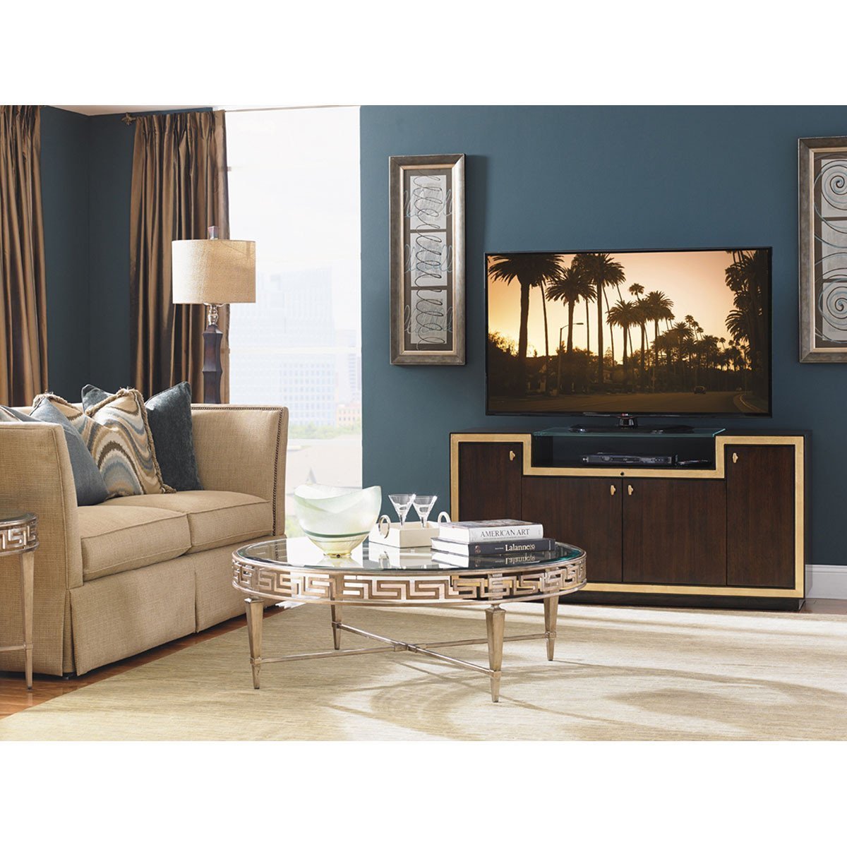 Sligh Bel Aire Dark Brown Palisades Media Console