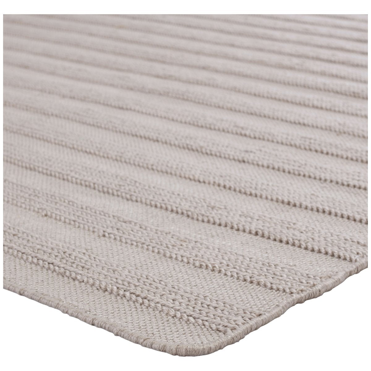 Jaipur Santa Barbara Miradero Stripes Textured Light Gray SNB02 Rug