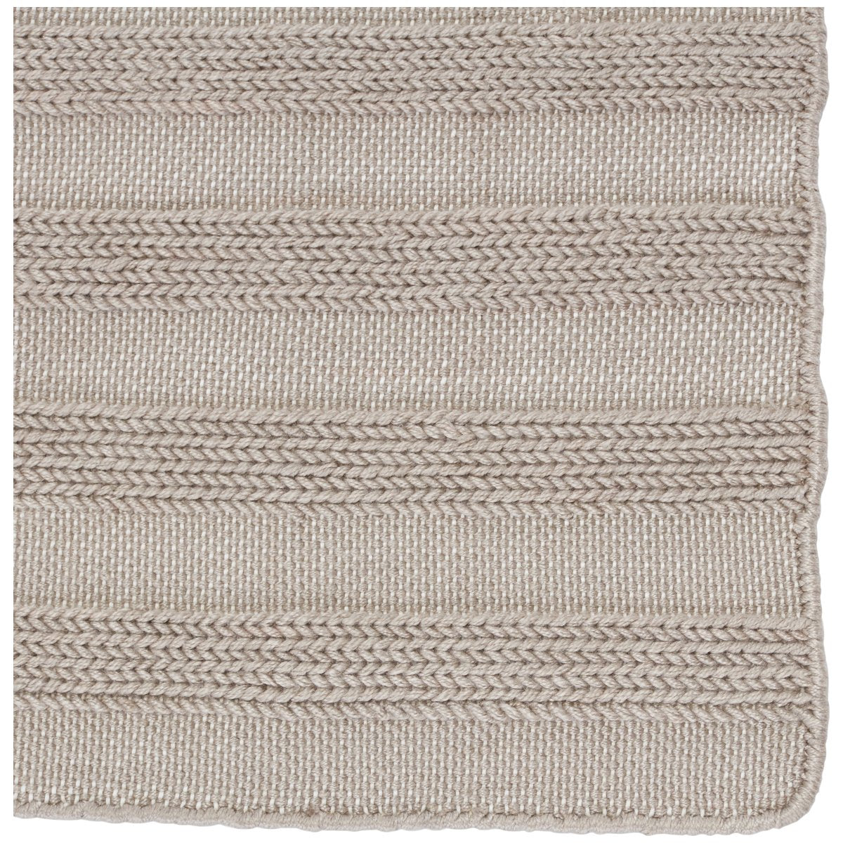 Jaipur Santa Barbara Miradero Stripes Textured Light Gray SNB02 Rug