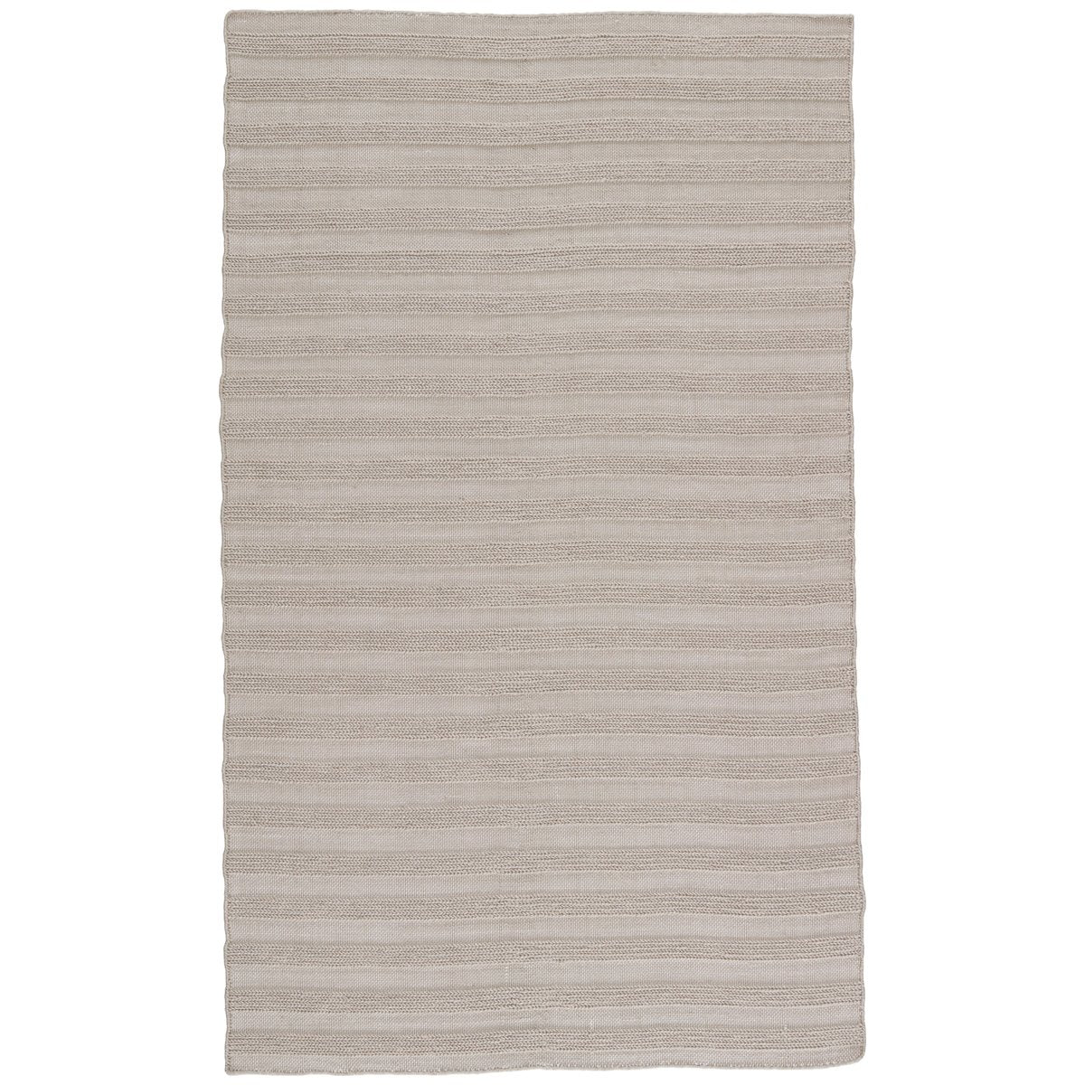 Jaipur Santa Barbara Miradero Stripes Textured Light Gray SNB02 Rug