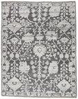 Jaipur Sonnette Riona Floral Medallion Gray White SNN01 Rug