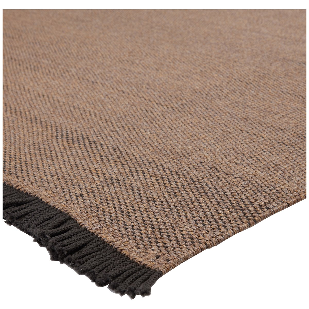 Jaipur Sonder Savvy Solid Tan Black SOD01 Rug