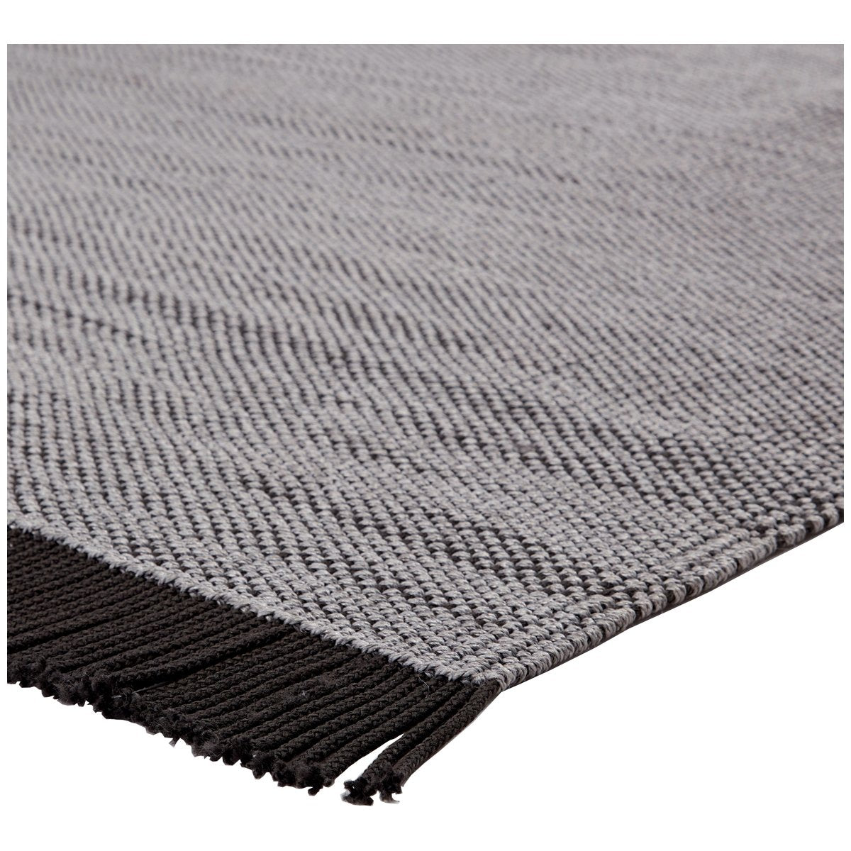 Jaipur Sonder Savvy Solid Gray Black SOD02 Rug