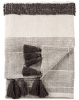 Jaipur Sojourn Sur Striped Gray Ivory SOJ01 Throw