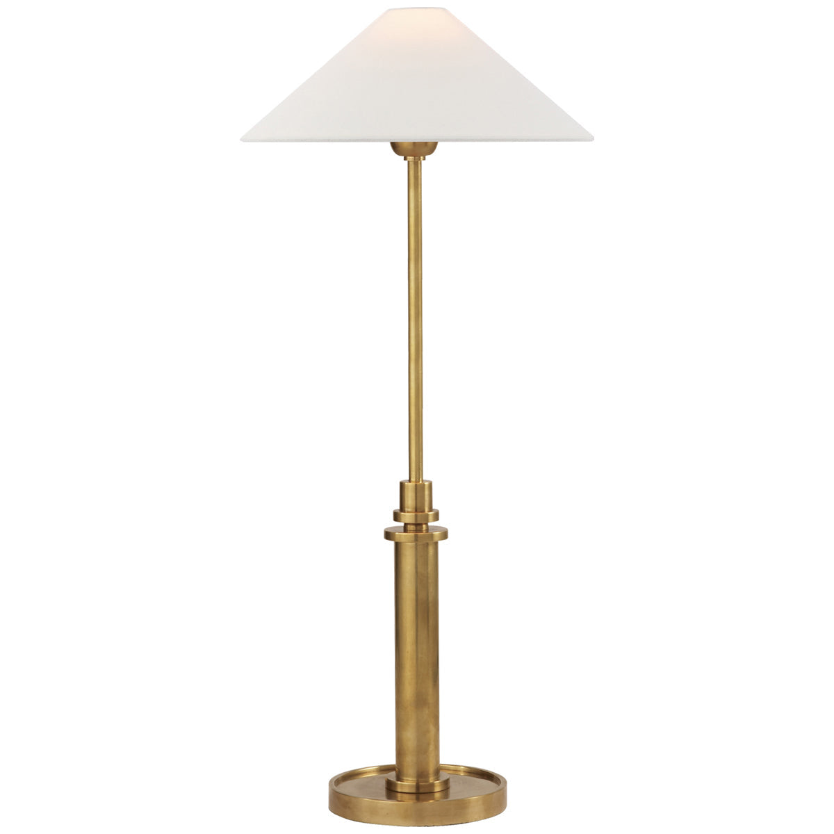 Visual Comfort Hargett Buffet Lamp with Linen Shade