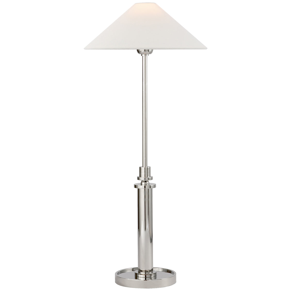 Visual Comfort Hargett Buffet Lamp with Linen Shade