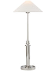 Visual Comfort Hargett Buffet Lamp with Linen Shade