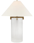 Visual Comfort Brooks Table Lamp with Linen Shade