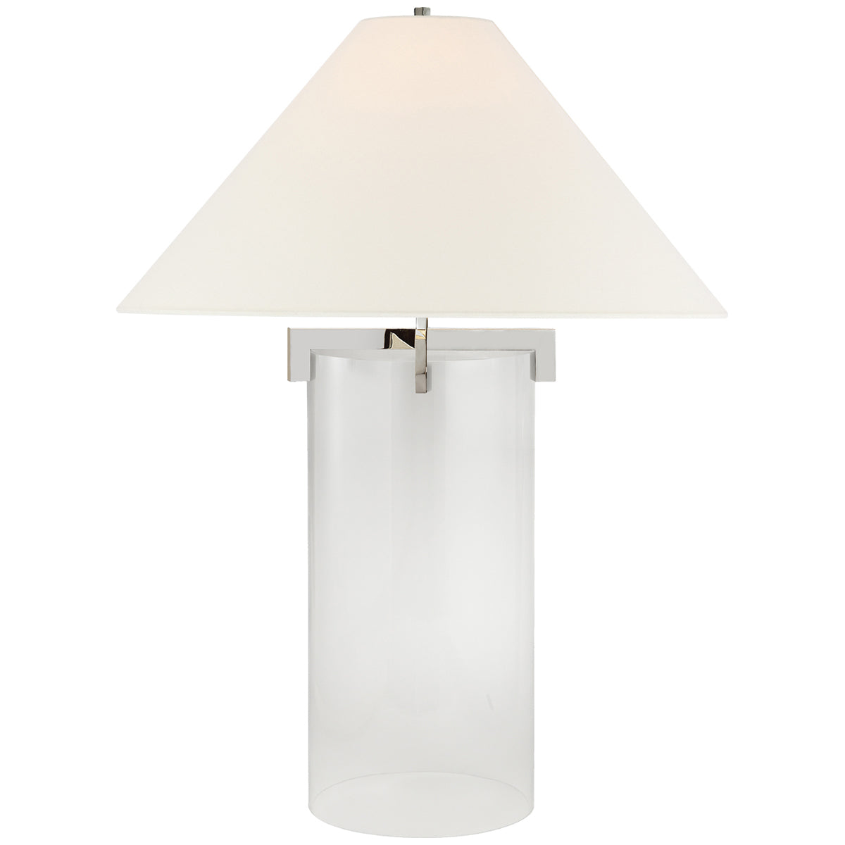 Visual Comfort Brooks Table Lamp with Linen Shade