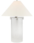 Visual Comfort Brooks Table Lamp with Linen Shade